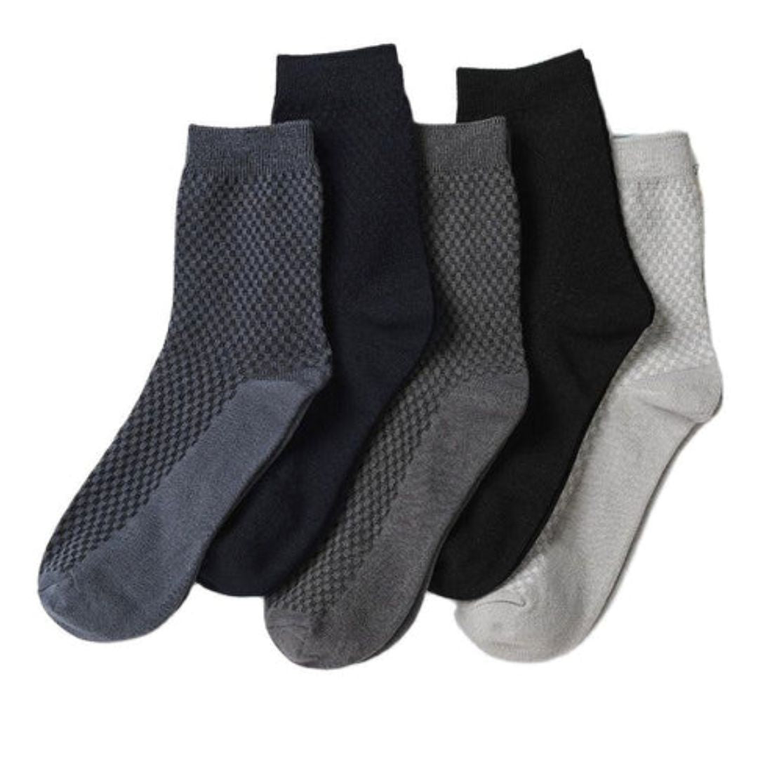 Anti-Odor Crew Socks – Pack of 5