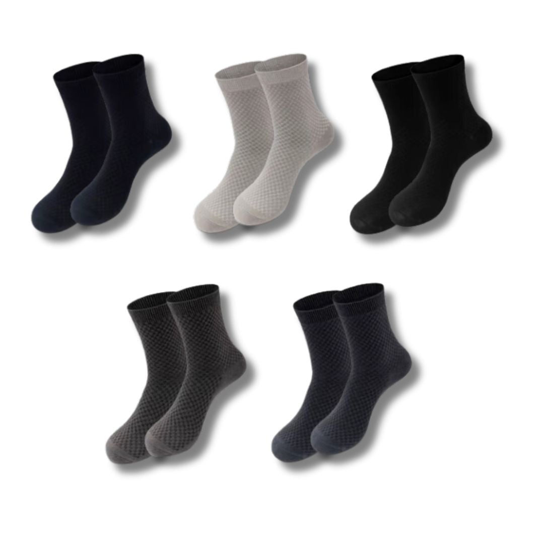 Anti-Odor Crew Socks – Pack of 5
